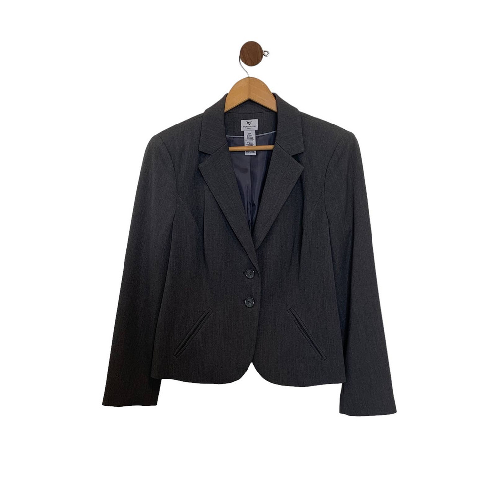 Worthington Womens Blazer Size 12P Long Sleeve Petite Polyester Career